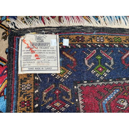 711 - A modern Yahyali Anatolian hand knotted rug, 160 x 90 cm