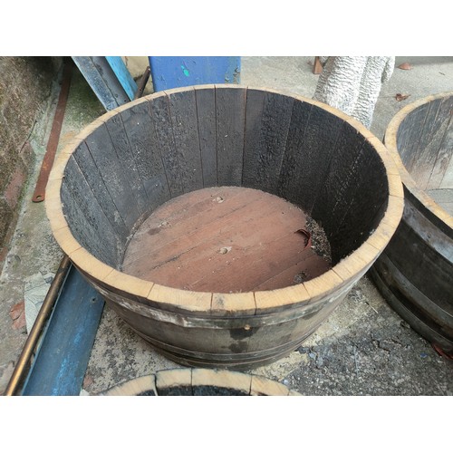 25C - A half garden barrel 78cm