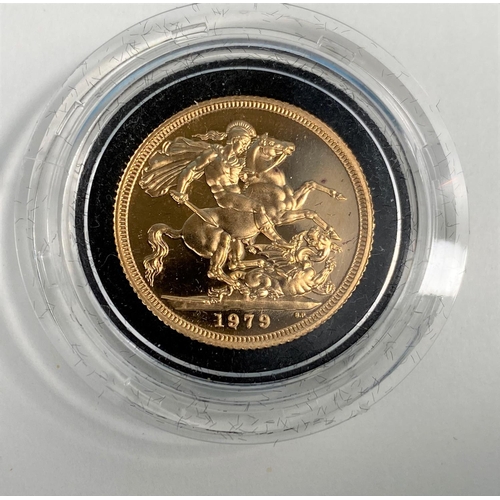 518 - A 1979 proof sovereign, boxed
