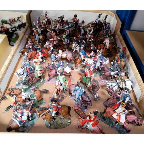 27 - A selection of hand painted cavalry figures by Dea for Cassandra, 40 approx