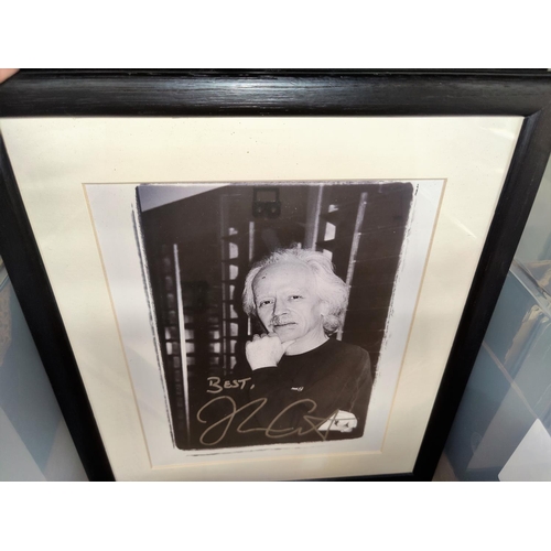 6 - A collection of 22 facsimile signed photos of film stars; etc.