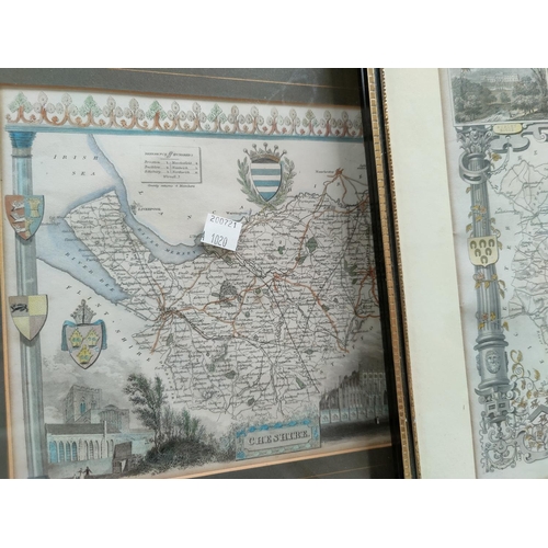 129 - Robert Morden, 'West Riding of Yorkshire' and other antique and vintage country maps
