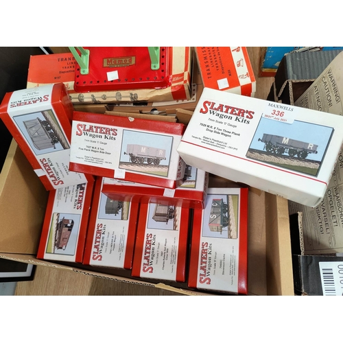 336 - Eight Slaters wagon kits, original boxes