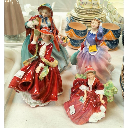 396a - Two Royal Doulton figures 'Lady Charmian', HN 1948 & 'Top o'the Hill', HN 1837