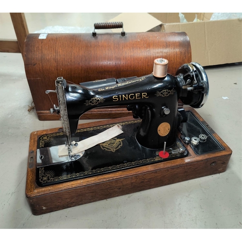 161 - An early Singer electric sewing machine (sold as a collector's item only)
NO BIDS SOLD WITH NEXT LOT