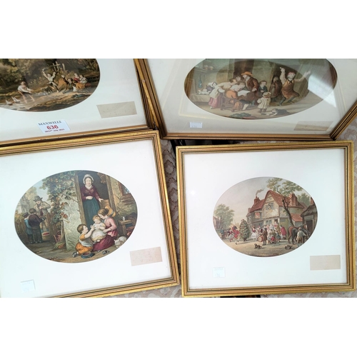 636 - Leblond:  a set of 4 19th century prints:  