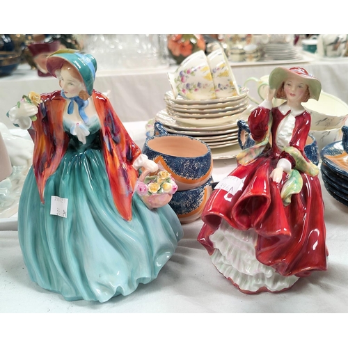 396a - Two Royal Doulton figures 'Lady Charmian', HN 1948 & 'Top o'the Hill', HN 1837