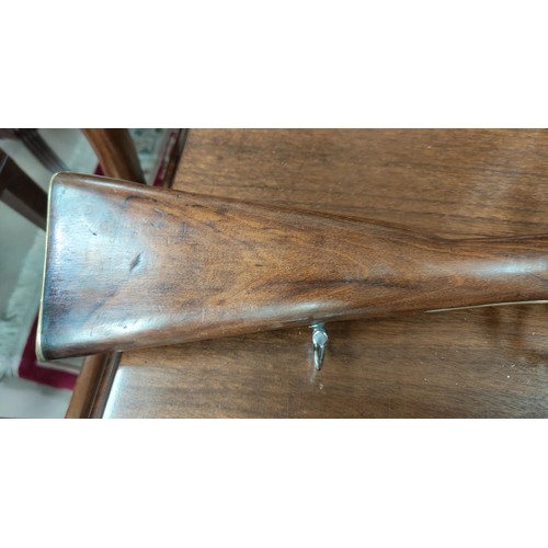 168 - A 19th century Sniders-Patent breech loading percussion rifle, with crown mark to lock, double barre... 