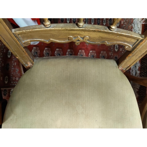 770 - a pair of giltwood bedroom chairs (a.f.)