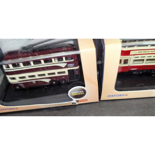 277 - 15 Oxford Omnibus originally boxed N:gauge vehicles, including NRTL004, NTR001, NCOM002 x2, etc.