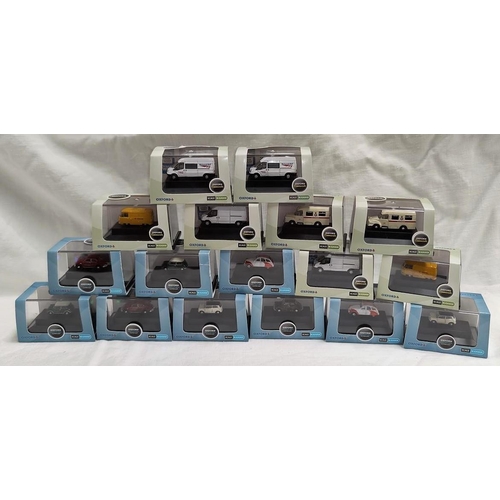 283 - 9 Oxford Automobile company and 8 Oxford Commercials originally boxed N:gauge vehicles, including NM... 