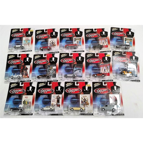 296B - 14 originally packaged Johnny Lightning James Bond 007 40th Anniversary vehicles