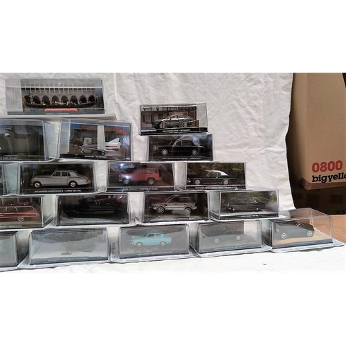 297 - 20 GE Fabbri 'The James Bond Car Collection' diecast vehicles mainly with original card packaging