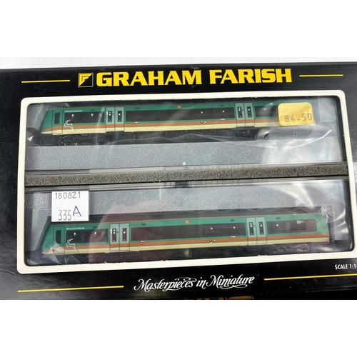 335A - A Graham Farish N gauge originally boxed 170/1 Turbostar 2 Car DMU Midland Mainline 371-425; 
 a Gra... 