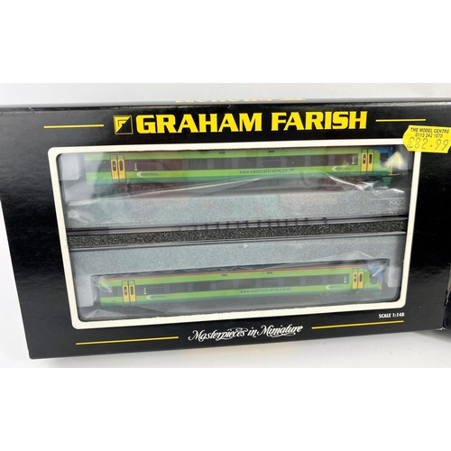 335B - A Graham Farish N gauge originally boxed 170/40Turbostar 2 Car DMU Southwest Trains 371-427; a Graha... 