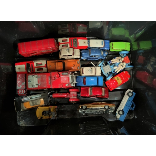 124 - A selection of unboxed vintage diecast vehicles, Dinky, Lesney etc