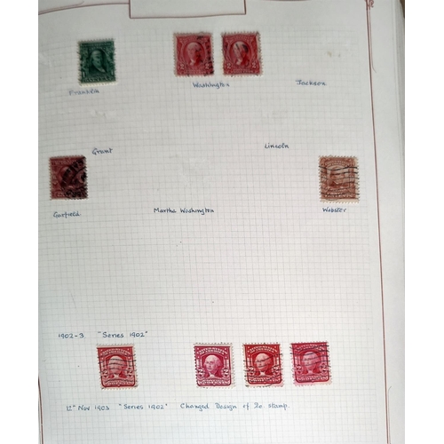 135B - A selection of American First Day covers in albums