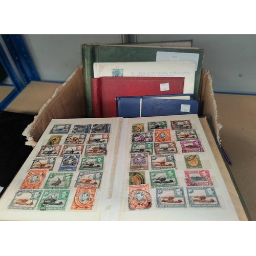 136 - Four albums of various world stamps