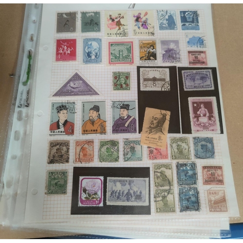 137B - A slection of Chinese stamps