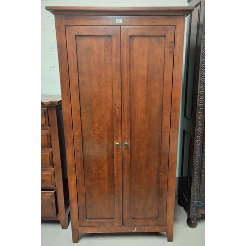 678 - A pair of Willis and Gambier double door wardrobes ht 186 x length 95 x 59cm deep