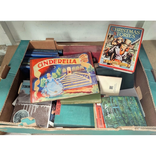 75 - A selection of vintage books including vintage Cinderella pop up