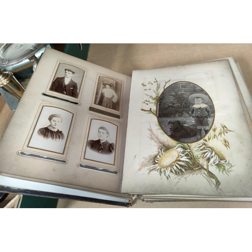 93 - An album of late 19th portrait photographs, Allen Nield etc (binding a.f)