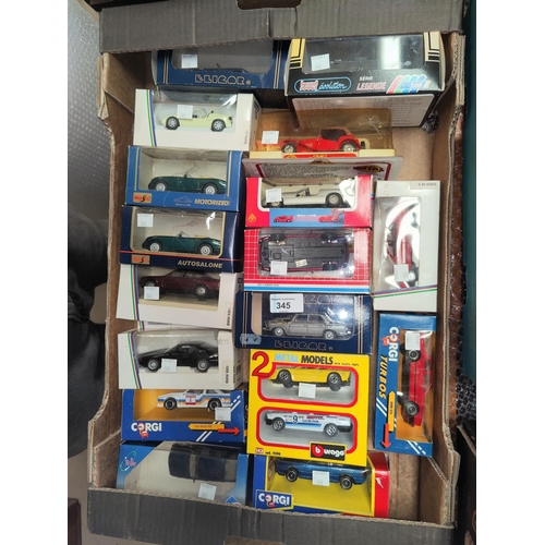 345 - 18 originally boxed diecast BMW cars