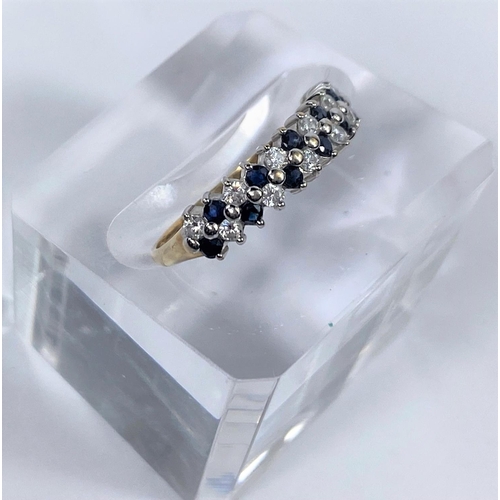 518 - Three 9 carat hallmarked gold dress rings, 5.4 gm