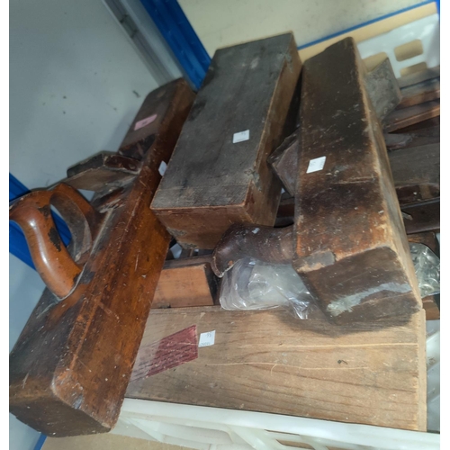 56 - 2 large box planes, moulding planes etc