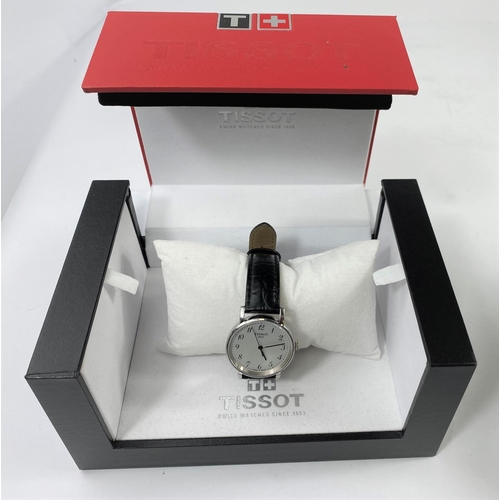 482 - A Tissot wristwatch, leather strap, in original gift box