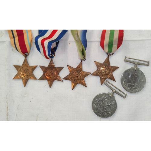 191 - A WWII group of six medals, unattributed