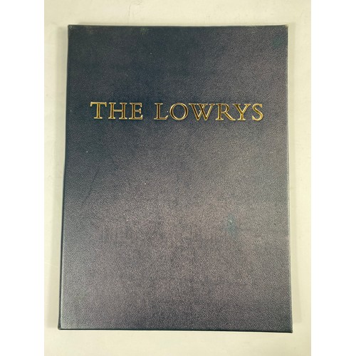 679A - Laurence Stephen Lowry: Folio 'The Lowrys', 3 portraits - artist self portrait, artist's mother, art... 