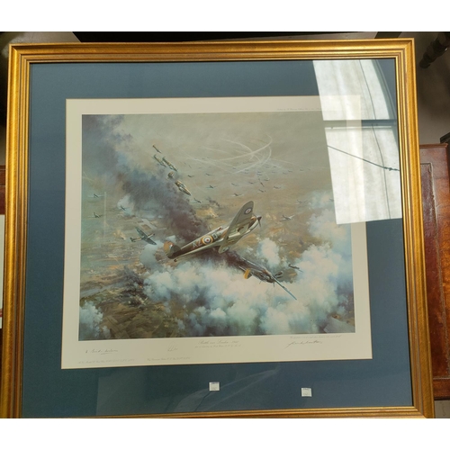 174 - Three prints, WWII Aircraft: 
