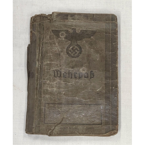 199 - A German WWII period passport found on Normandy Beach 1944