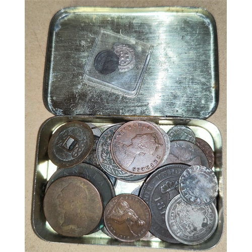 224D - A selection of older coins.