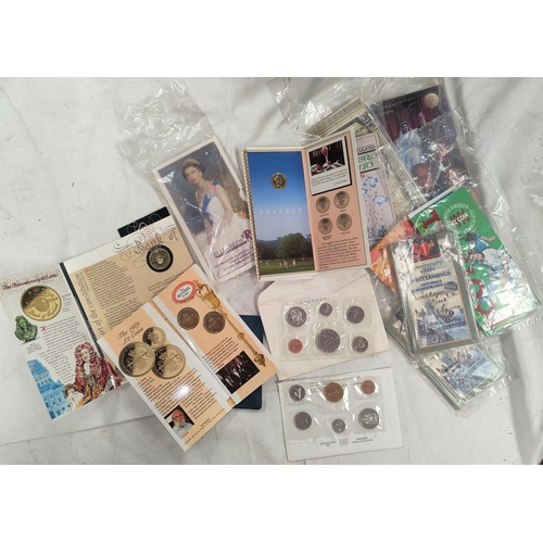 237 - GB: presentation pack, mainly £1 & £2 coins, 12 items and 2 sets Canadian coinage