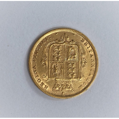 498 - GB: a Queen Victoria Half Sovereign, 1883