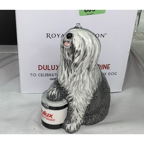 603 - A Royal Doulton Dulux Dog figurine, 50 year anniversary, boxed