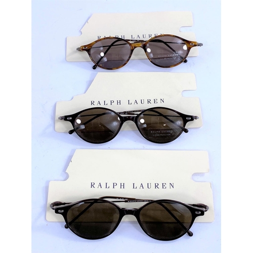 115 - RALPH LAUREN - 3 pairs of 1990's sunglasses