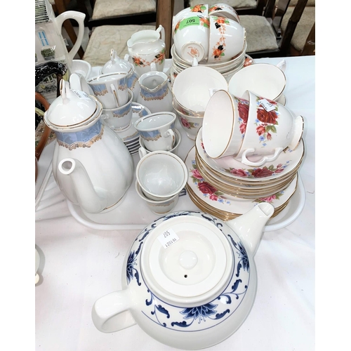 507 - A selection of coffee and tea sets