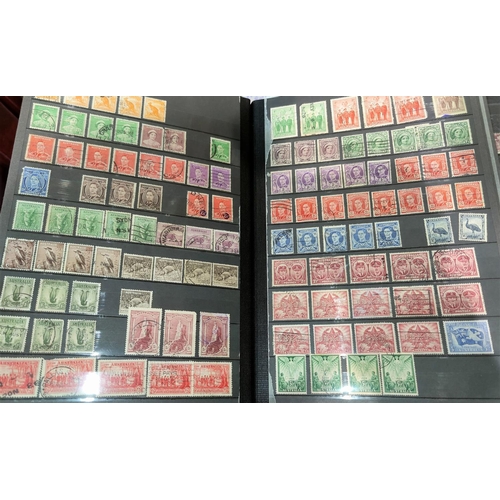 214 - AUSTRALIA: a collection of stamps in album 1900 onwards
