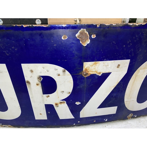 A rectangular early 20th century enamel sign, lettered 