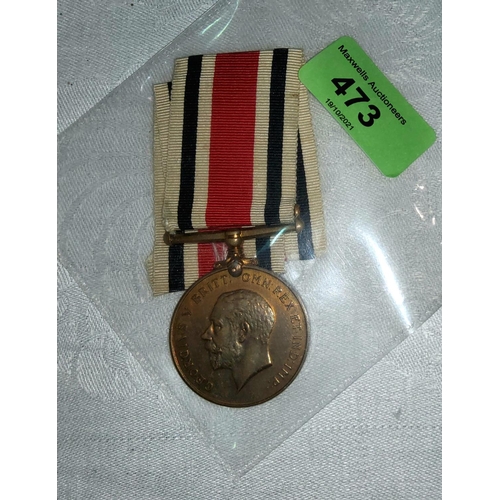 473 - A GV Police Long Service medal to Raymond Weaver