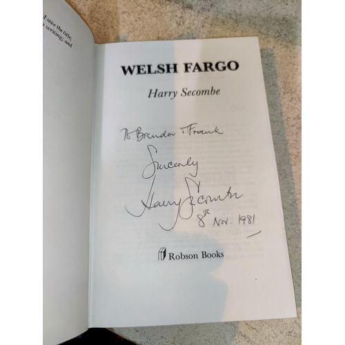 346 - HARRY SECOMBE - Welsh Fargo, signed first edition in dw, 1981

THERE WAS NO INTEREST IN THIS LOT - C... 