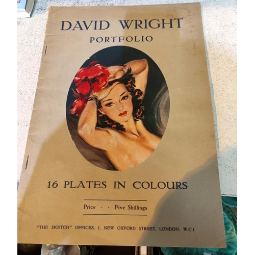 348 - DAVID WRIGHT: Portfolio, with 16 colour plates