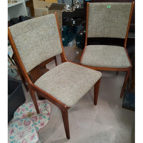 949 - A set of Four teak G-plan style dining chairs