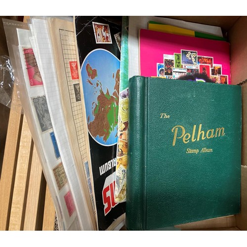 205 - The Pelham Stamp album and other stamps in albums and loose -- We did not get any bids again - will ... 