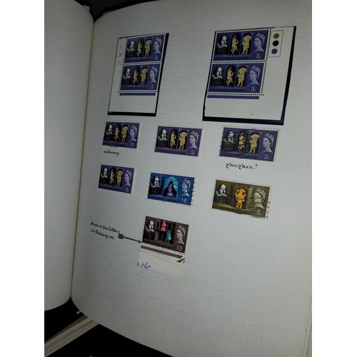 242 - GB: A QEII collection of commemorative stamps in 7 albums including U/M blocks of 4, various errors ... 