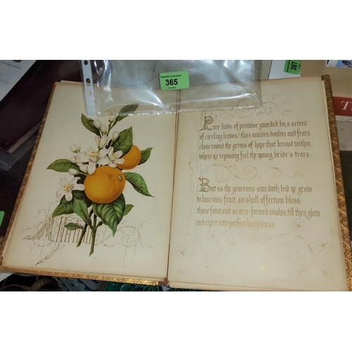 365 - OWEN JONES - Fruits from the Garden and Field, colour lithographs, 11 of 12 plates, disbound
