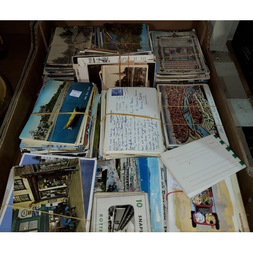 137 - A large selection of unmounted postcards